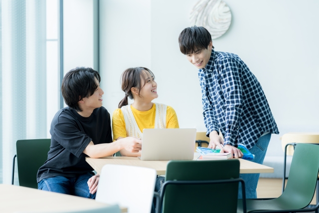 和やかな面談の様子